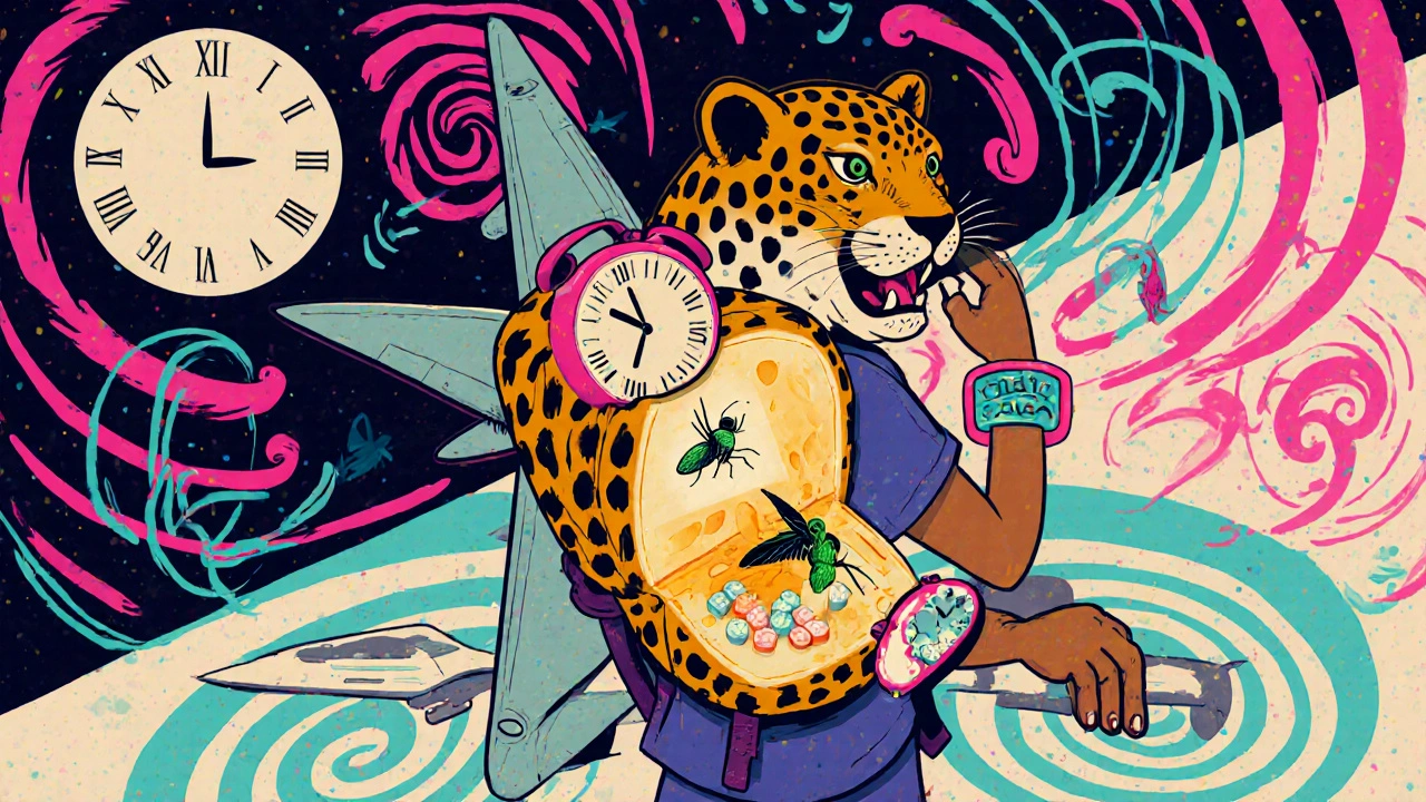 How to Time Antibiotics and Antimalarials Across Time Zones