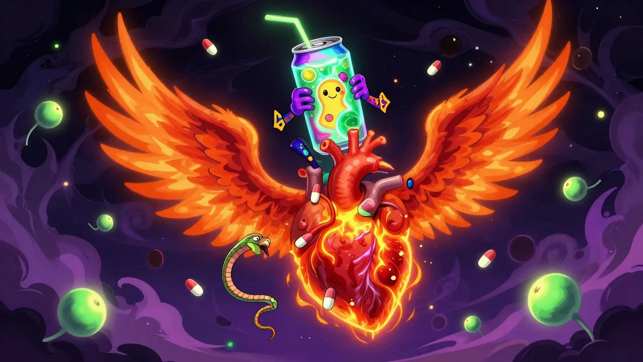 Energy Drinks and Stimulant Medications: Blood Pressure and Heart Risks